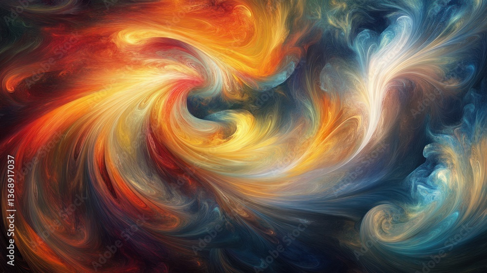 Abstract swirling colors Abstract swirling colors