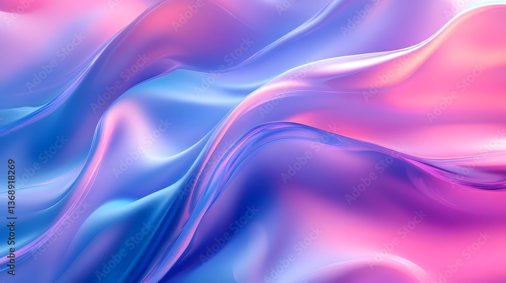 Abstract Silk Flow: A mesmerizing, close-up shot that accentuates the fluid motion of iridescent silk in a symphony of soft hues. Abstract Silk Flow: A mesmerizing, close-up shot that accentuates the fluid motion of iridescent silk in a symphony of soft hues.