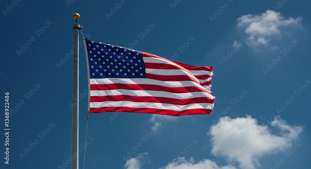 The American Flag in Motion The American Flag in Motion