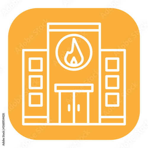 Building Fire Icon