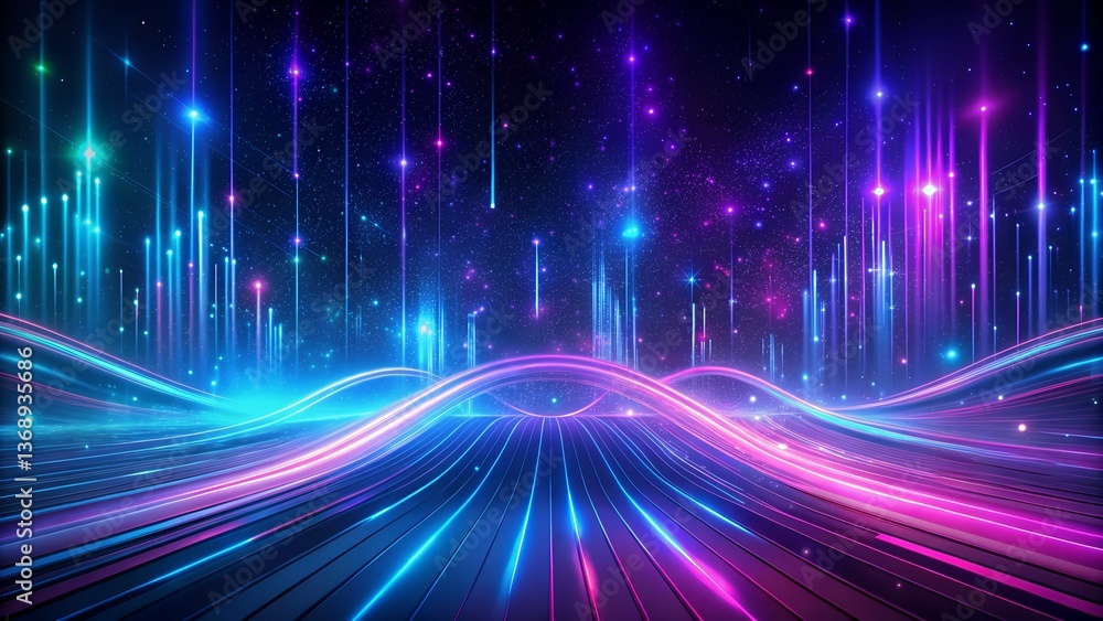Obraz premium Abstract Fluid Multicolors Background