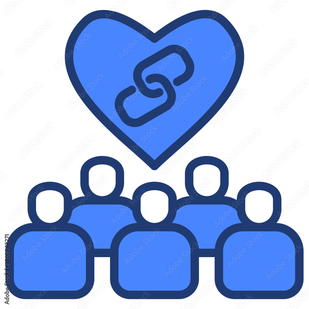 Obraz premium Public Relation Icon