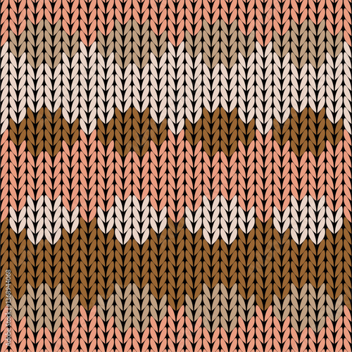 Knitted background pattern wallpaper knitting decorative print handmade textile knitting handiwork