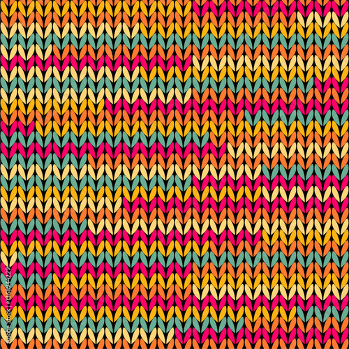 Knitted background pattern wallpaper knitting decorative print handmade textile knitting handiwork