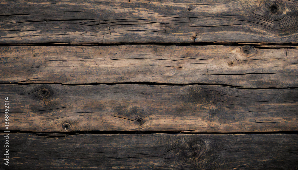 Fototapeta premium Detailed wooden surface texture, with natural patterns, perfect for creating backgrounds.