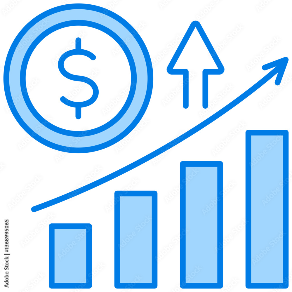 Business Growth Icon Business Growth Icon