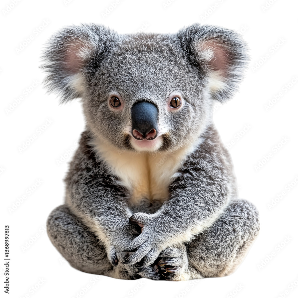 Naklejka premium Koala isolated on transparent background 