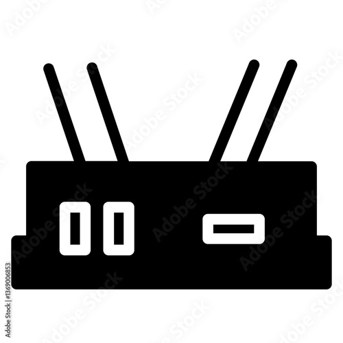 Router Modem Wifi  Glyph Icon