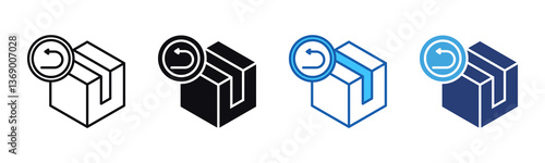 Return icon sheet multiple style collection