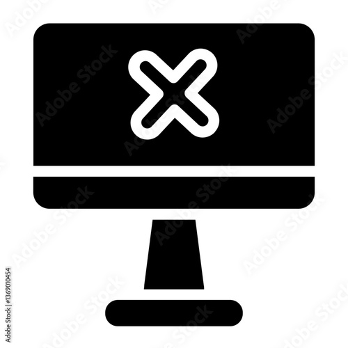 Error Alert Failure  Glyph Icon