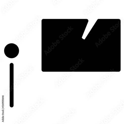 Finance Collapse Money Glyph Icon