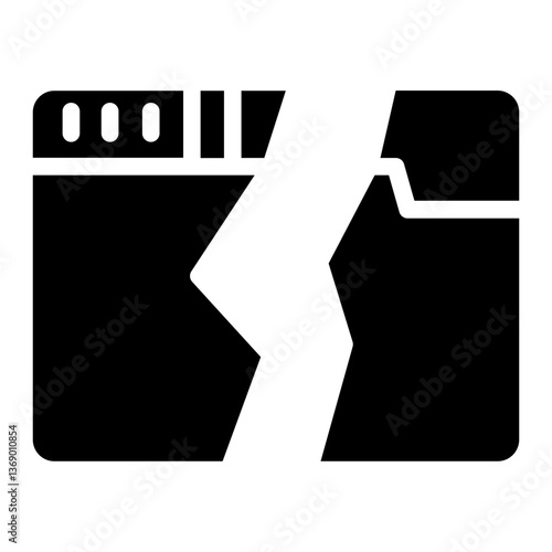 Web  Failure Error  Glyph Icon