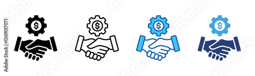 Acquisition icon sheet multiple style collection
