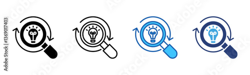 Explore icon sheet multiple style collection