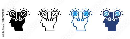 Hypothesis icon sheet multiple style collection