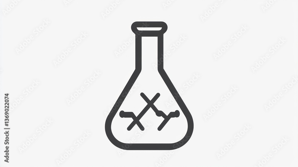 Broken Flask Icon Broken Flask Icon