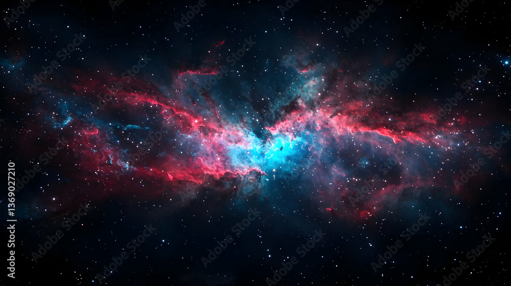 Colorful Nebula In Deep Space Colorful Nebula In Deep Space
