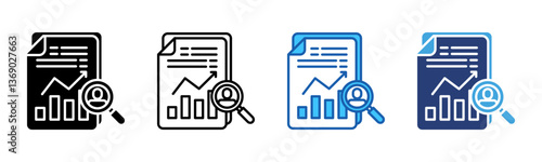 Auditor icon sheet multiple style collection