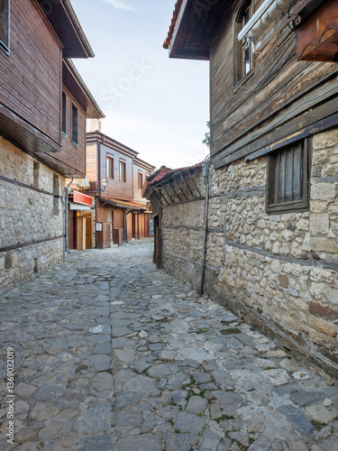 Panorama of The Old town of Nessebar, Bulgaria