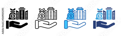 Assets icon sheet multiple style collection