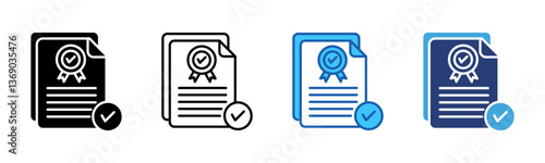 Guarantee icon sheet multiple style collection