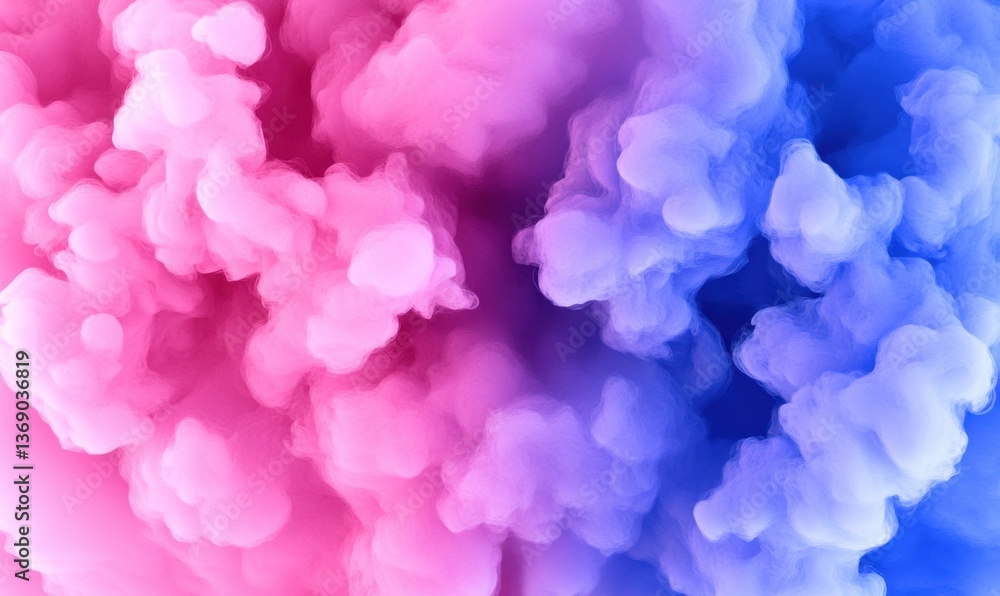 Obraz premium Pink, blue smoke abstract background texture design for wallpaper or backdrop