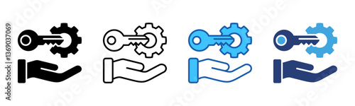 Ownership icon sheet multiple style collection