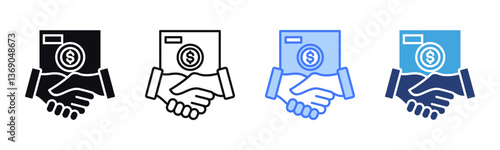 Acquisition icon sheet multiple style collection