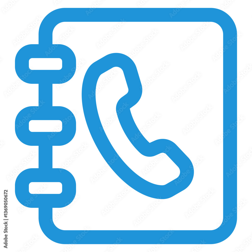 Phone Book Icon Element For Design Phone Book Icon Element For Design