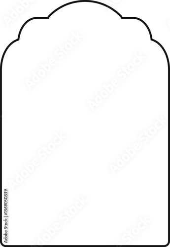 Simple Tombstone Outline