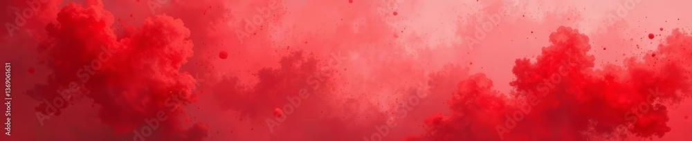 Obraz premium Minimalistic flat red tones watercolor texture backdrop, flat, backdrop