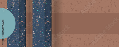 Painting Art MIlk chocolate Paint Abstract background on coffee muted Mocha shade 2025 Mousse color futuristic elements banner