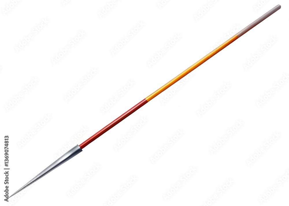 Javelin: The sleek, aerodynamic design of a javelin, captured against a neutral backdrop, ready for a powerful throw and representing strength, precision, and the spirit of competition. Javelin: The sleek, aerodynamic design of a javelin, captured against a neutral backdrop, ready for a powerful throw and representing strength, precision, and the spirit of competition.