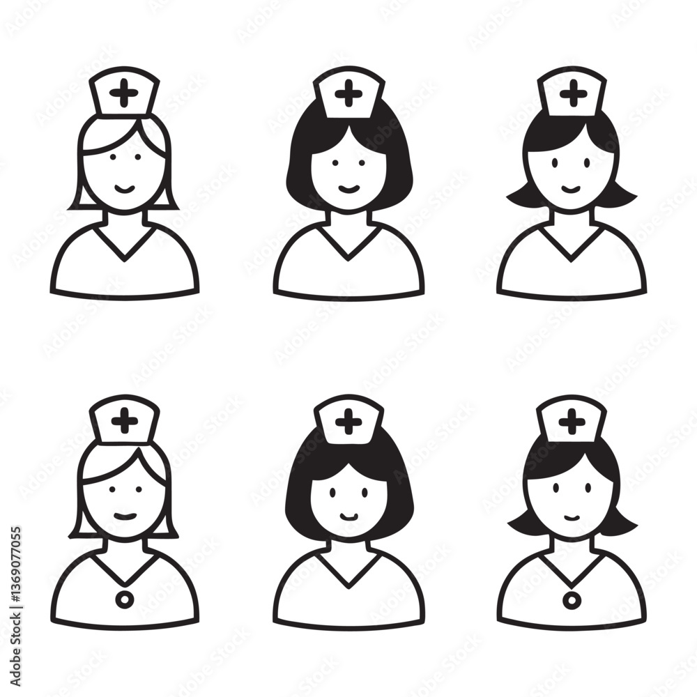 set of medical equipment (heart,bag,medical icon, injection, heart signal, medicine bottle) icon line art vector illustration on white background. set of medical equipment (heart,bag,medical icon, injection, heart signal, medicine bottle) icon line art vector illustration on white background.