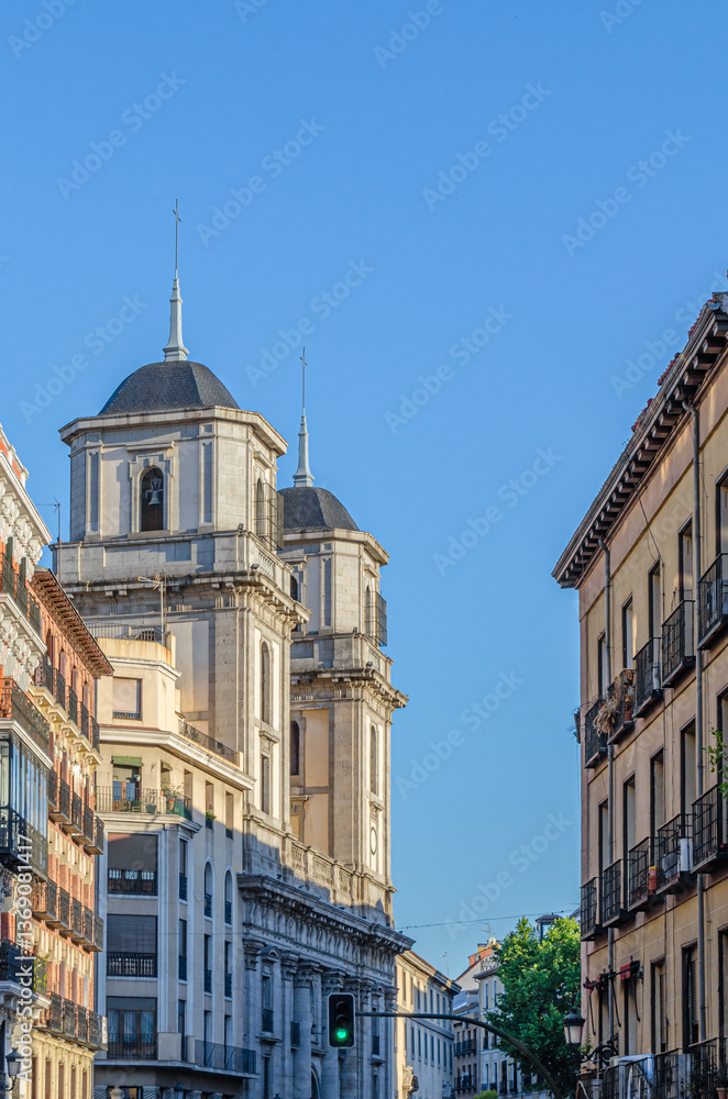 Fototapeta premium Urban landscape, architecture in Madrid, Spain