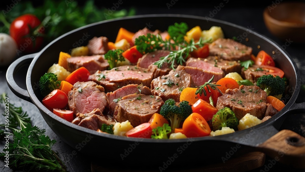 A collage of seven dishes featuring various cooked foods. A collage of seven dishes featuring various cooked foods.