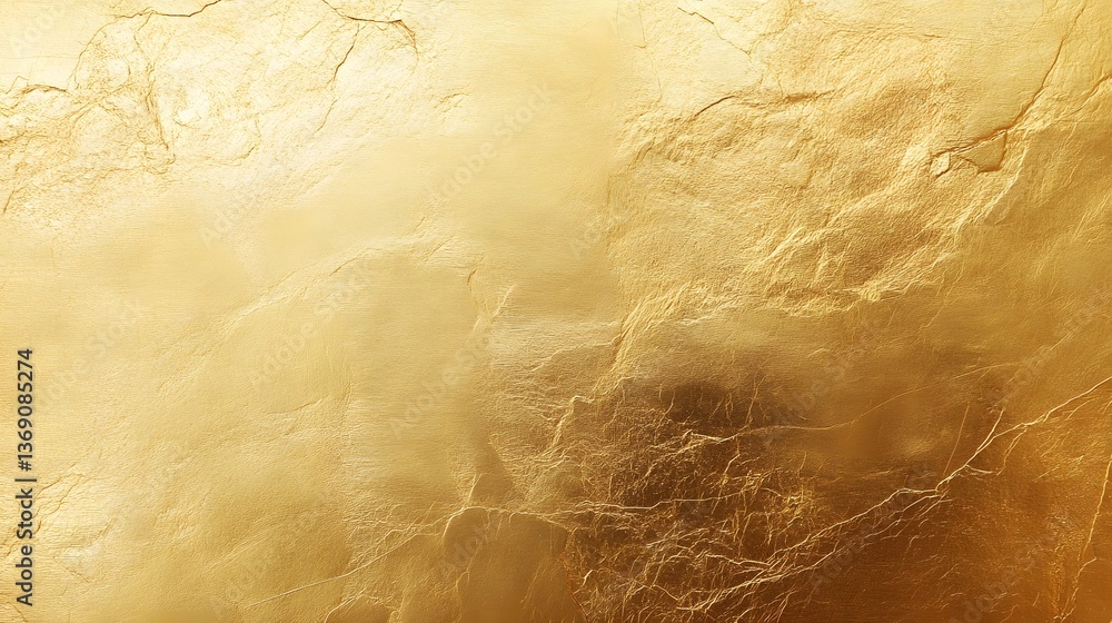 Obraz premium Luxurious Gold Washi Paper Texture Background for Elegance and Sophistication in Designs