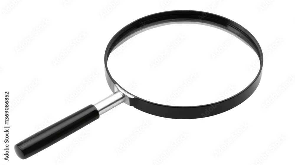 magnifying glass on white background magnifying glass on white background