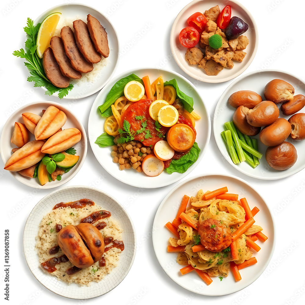 collection of food collection of food