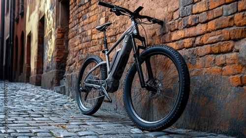 Modern Electric Mountain Bike