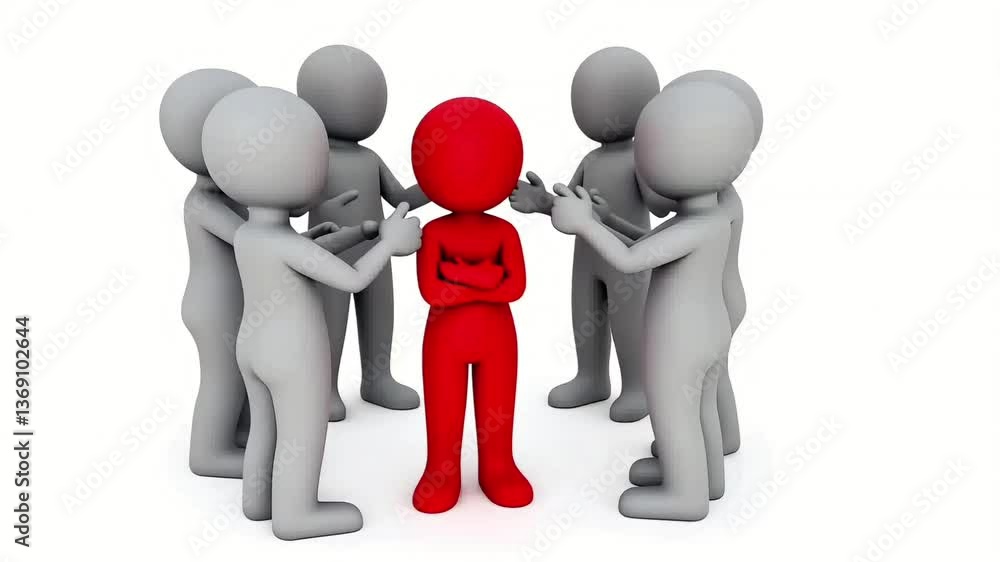 People team leader friend crowd 3d cartoon style, Photo Illustration Image Picture, Animation Motion Graphi Video People team leader friend crowd 3d cartoon style, Photo Illustration Image Picture, Animation Motion Graphi Video