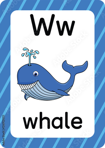 A-Z Alphabet Flashcards Set - 26 Letter Tracing Cards with Cute Illustrations | Printable Phonics Learning Tool for Preschool, Kindergarten & ESL Teachers | Vector ABC Educational Clipart