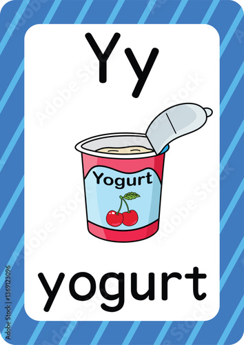 A-Z Alphabet Flashcards Set - 26 Letter Tracing Cards with Cute Illustrations | Printable Phonics Learning Tool for Preschool, Kindergarten & ESL Teachers | Vector ABC Educational Clipart