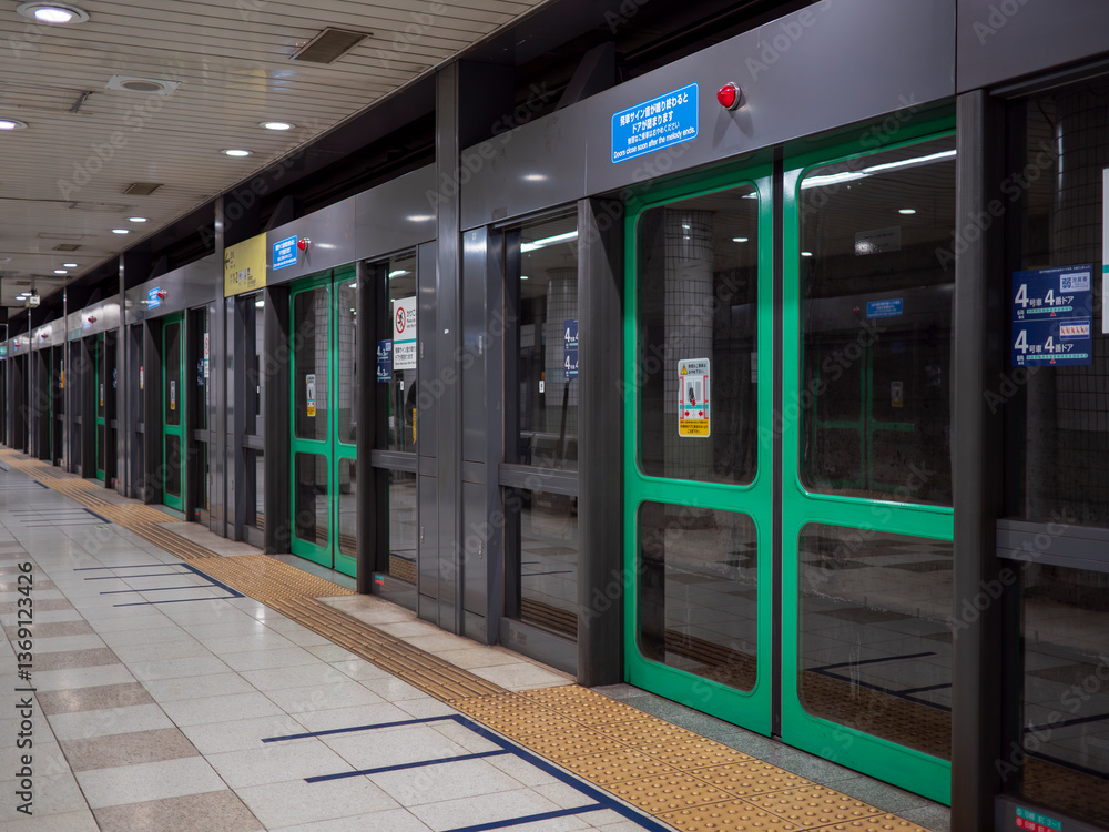 東京メトロ南北線のホームドア 本駒込駅