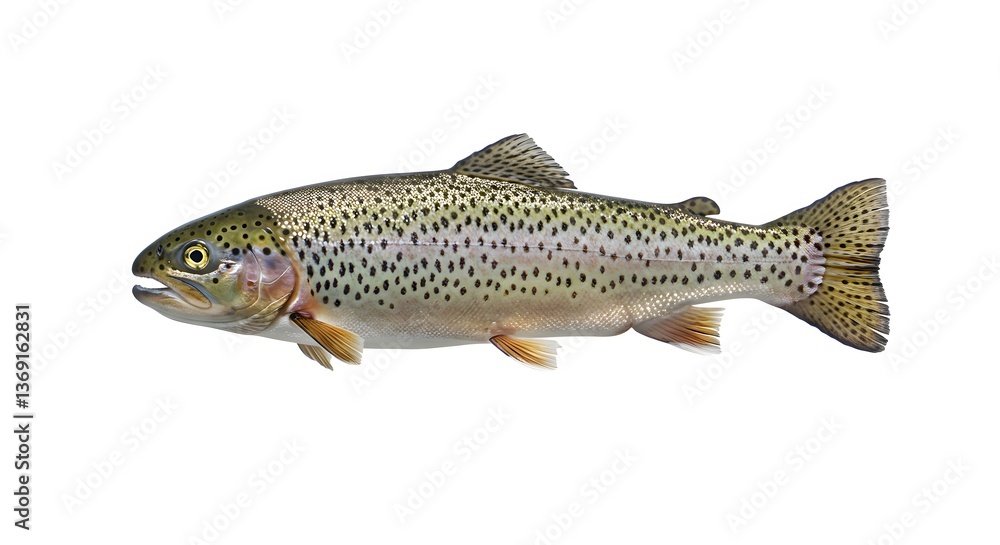 Naklejka premium fish on a white background