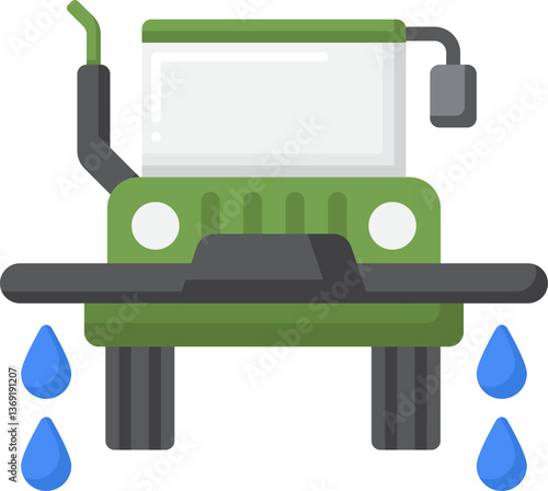 sprayer Illustration on a white background.