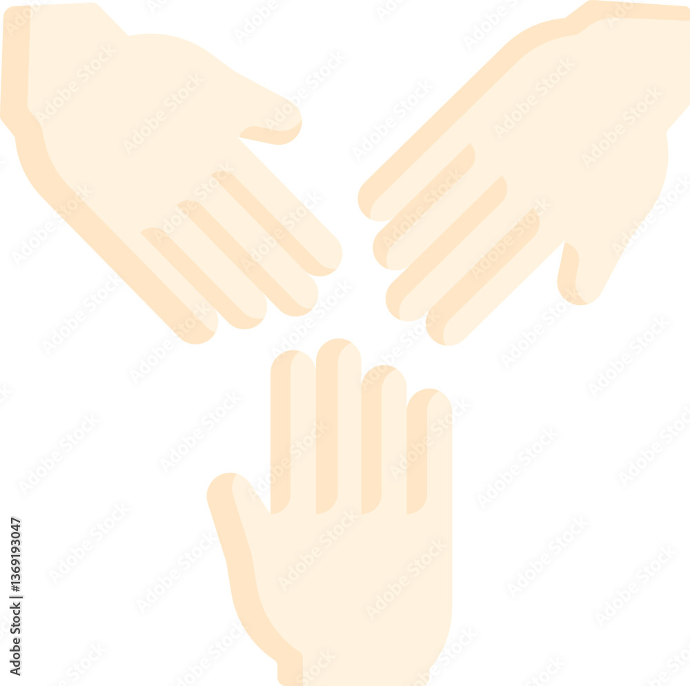 teamwork Illustration on a white background. teamwork Illustration on a white background.