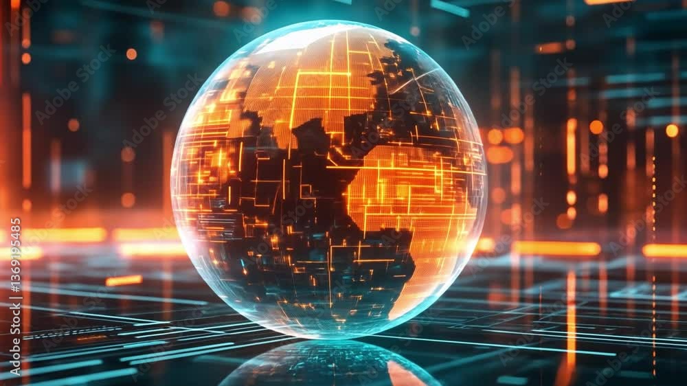 Global Connectivity: A digital representation of the globe glows with intricate lines of connection, symbolizing the interconnectedness of our modern world. Global Connectivity: A digital representation of the globe glows with intricate lines of connection, symbolizing the interconnectedness of our modern world.