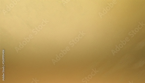 Bright Grainy Beige Foil Textured Yellowish Brown Grayish Yellow Metallic Tinfoil Abstract Gradient Light Khaki Color Monochrome Plain Background