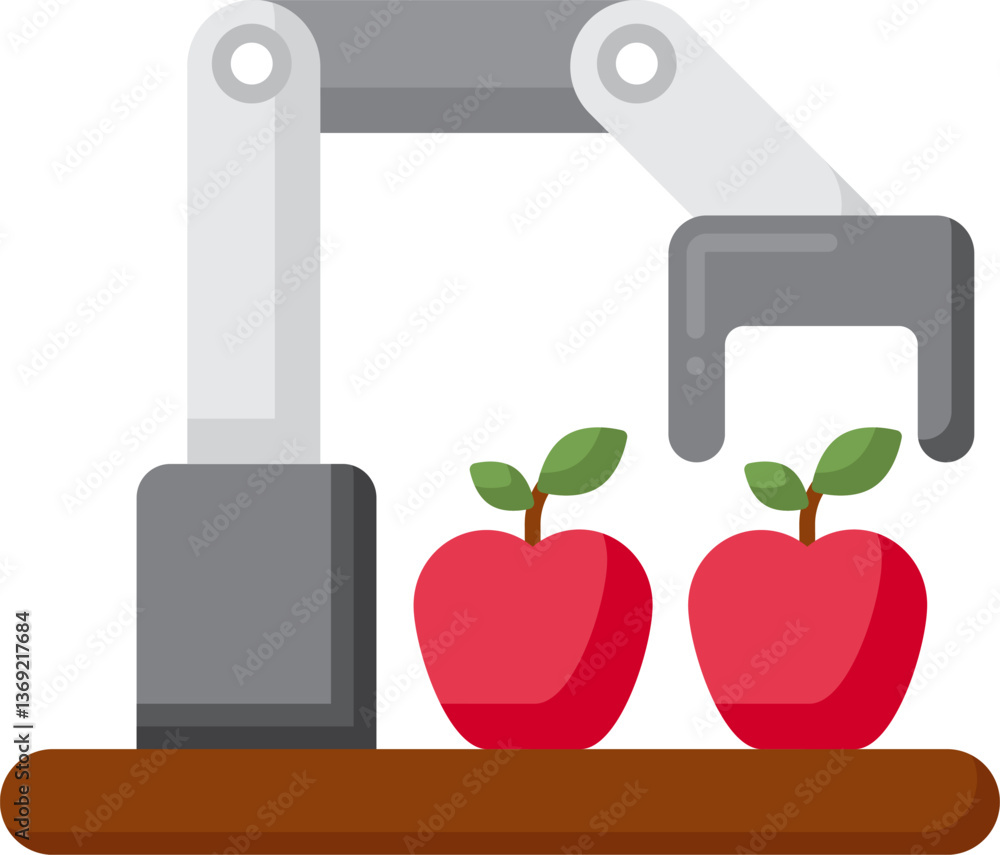 robotics Illustration on a white background robotics Illustration on a white background